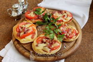 Оладьи-пиццы на кефире