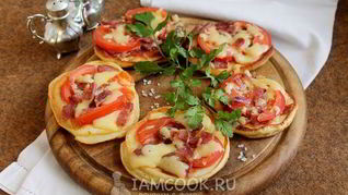 Оладьи-пиццы на кефире