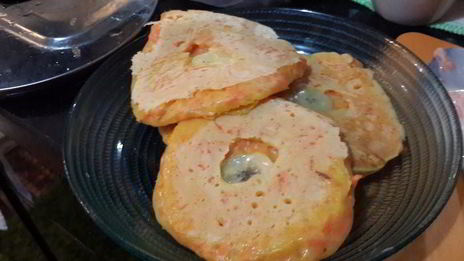 оладьи с имбирем, морковью и лимонной цедрой