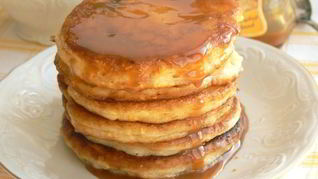 Оладьи с кукурузными хлопьями