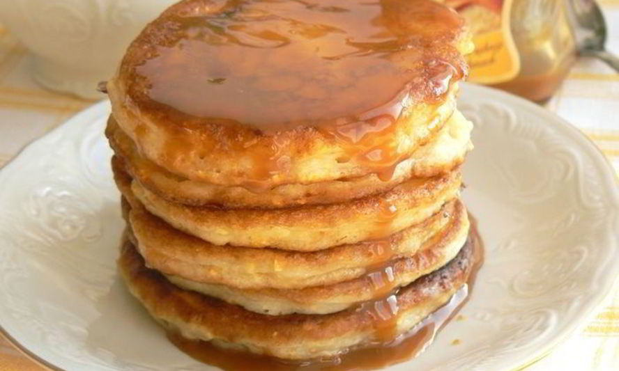 Рецепт оладьи с кукурузными хлопьями