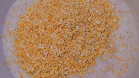 оладьи с кукурузными хлопьями