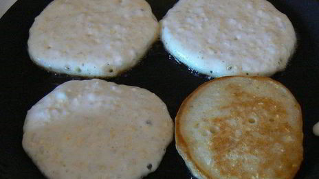 оладьи с кукурузными хлопьями