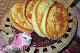 Оладьи с медом