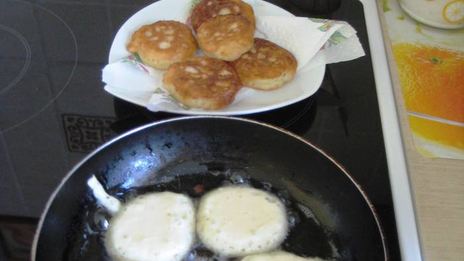 оладьи с яблоками