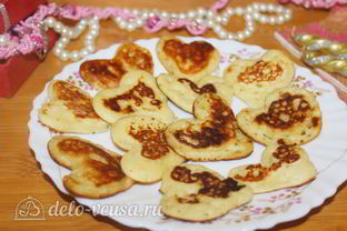 Оладьи-сердечки