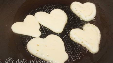 оладьи-сердечки