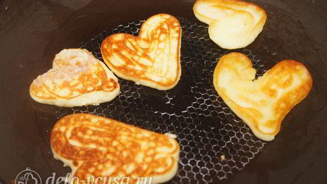 оладьи-сердечки