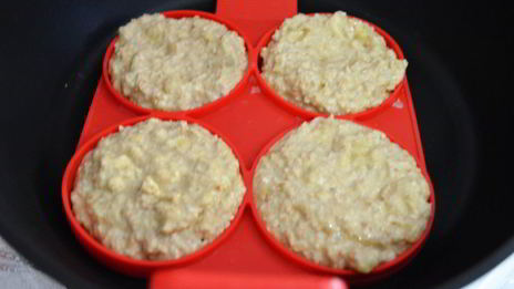 овсяные оладьи с бананом