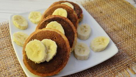 овсяные оладьи с бананом