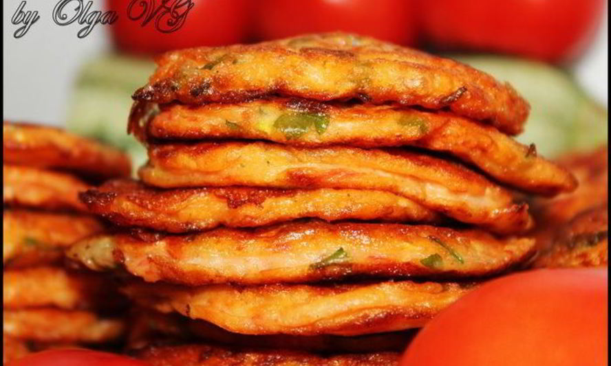 Рецепт помидорно-кабачковые оладушки