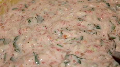 помидорно-кабачковые оладушки