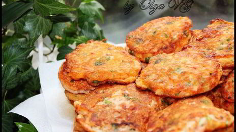 помидорно-кабачковые оладушки