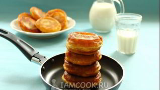 Пышные оладьи на воде без дрожжей