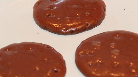 шоколадные оладьи