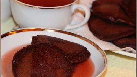 шоколадные оладьи