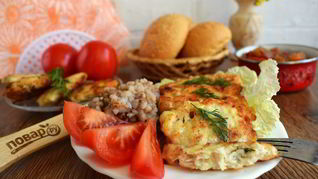 Сочные куриные оладушки