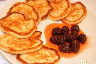 Сырные оладьи