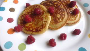 Цельнозерновые оладьи с отрубями