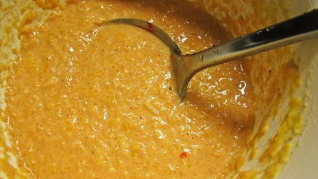 тыквенные оладьи с яблоком