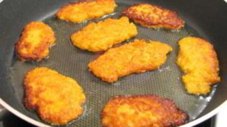 яблочно-морковные оладьи