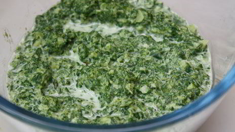 зеленые оладьи из шпината и брокколи