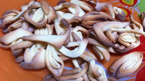 французское печенье ежики