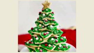 Имбирная Новогодняя Елочка из печенья