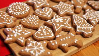 Имбирное печенье с глазурью