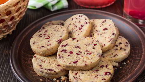 клюквенно-апельсиновое печенье