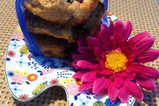 Клюквенное печенье с белым шоколадом