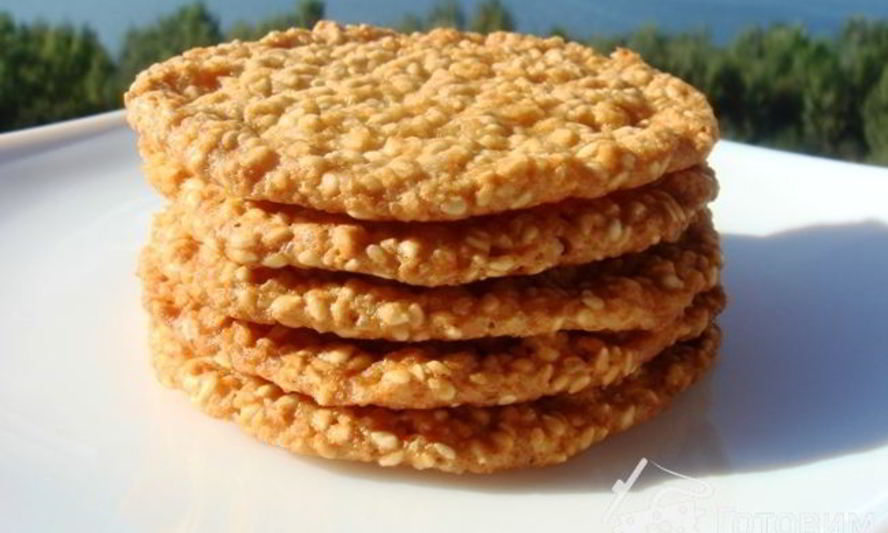 Рецепт кунжутное печенье