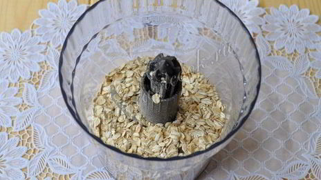 овсяное печенье без муки с шоколадными конфетами