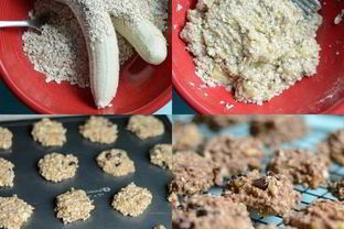 Овсяное печенье с бананом