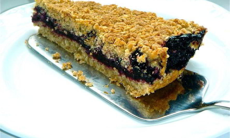 Рецепт овсяное печенье с черникой и корицей