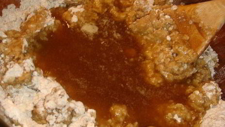 овсяное печенье с черникой и корицей