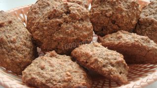 Овсяное печенье с орехами без муки