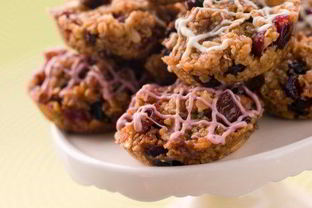 Овсяное печенье с вишней