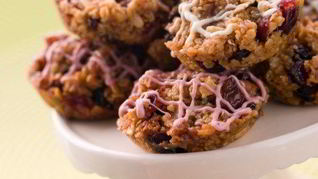 Овсяное печенье с вишней