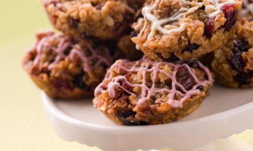 Рецепт овсяное печенье с вишней