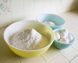 Печенье каллы на сковороде