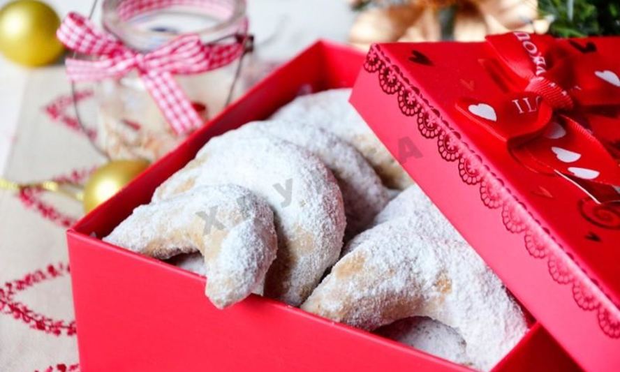 Рецепт печенье ореховые полумесяцы