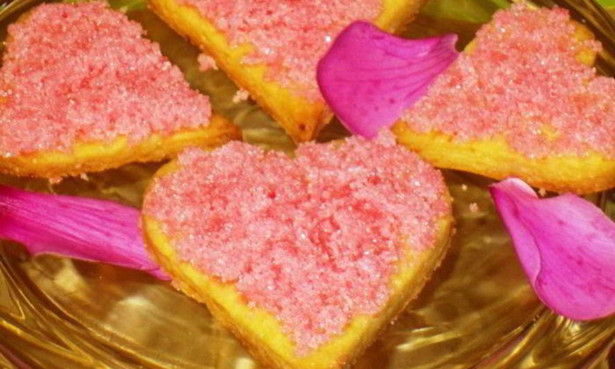 Рецепт печенье розовые кристаллики