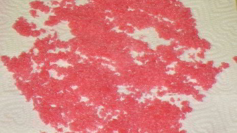 печенье розовые кристаллики