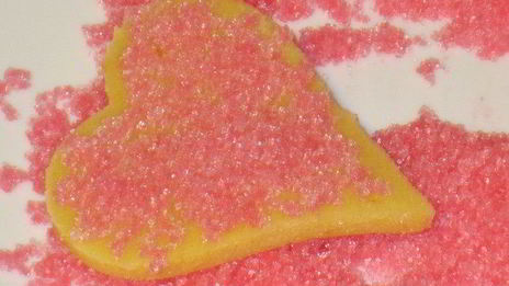 печенье розовые кристаллики