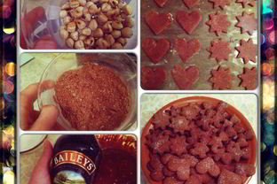 Печенье с фундуком, какао и ликером Бейлис