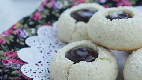 печенье с шоколадным ганашем