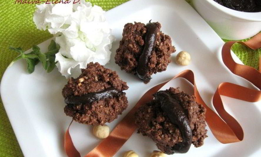 Рецепт печенье шоколадно-ореховое поцелуи алассио