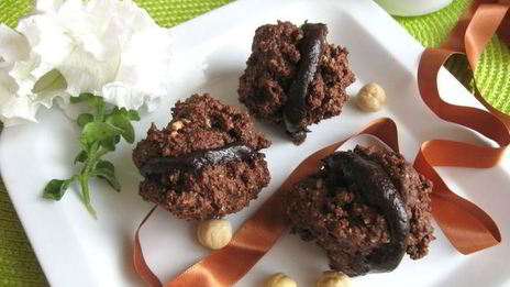 печенье шоколадно-ореховое поцелуи алассио