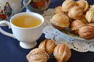 Печенье в форме на газу